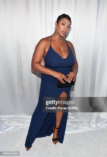 Emerald Marie attends the 2nd Annual The Black Ball: Quality Control's CEO Pierre "Pee" Thomas Birthday Celebration at Fox Theater on June 01, 2022...