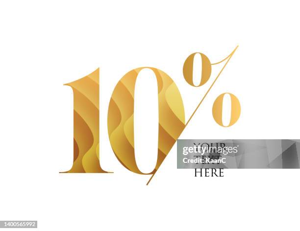 bildbanksillustrationer, clip art samt tecknat material och ikoner med sale of special offers. discount with the number.  percentage sign. stock illustration - 10 percent