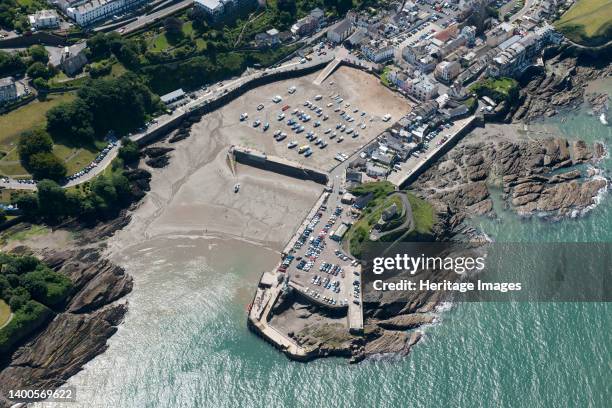 Ilfracombe Harbour and former St Nicholas' Chapel now Lighthouse, Devon, 2016. Artist Damian Grady.