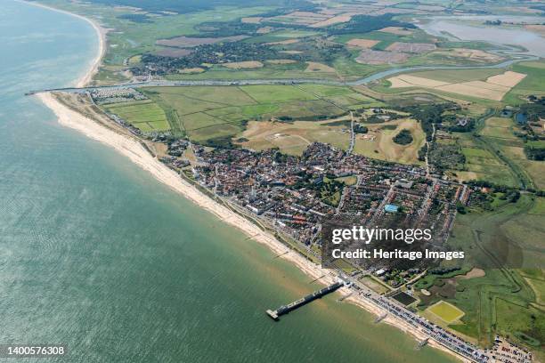 The town, looking towards Southwold Common and Walberswick, Southwold, Suffolk, 2016. Artist Damian Grady.