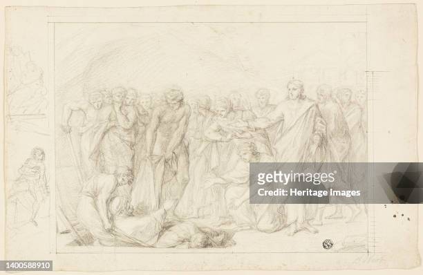 Death of Ananias, n.d. Artist Benjamin West.