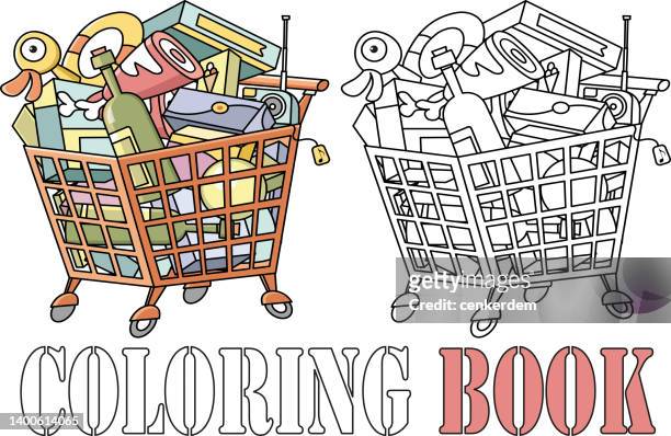 coloring book - selling books stock illustrations