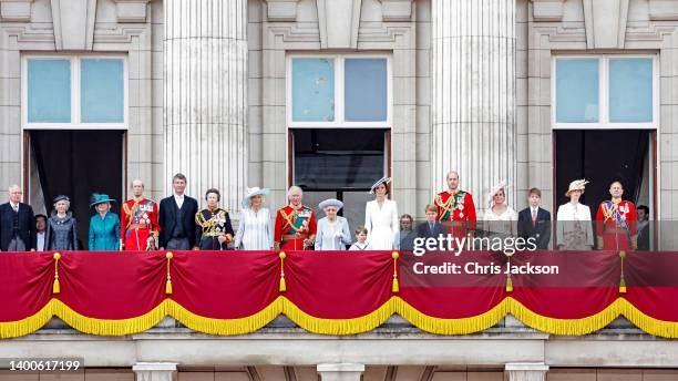 Prince Richard, Duke of Gloucester, Birgitte, Duchess of Gloucester, Prince Edward, Duke of Kent, Timothy Laurence, Princess Anne, Princess Royal,...