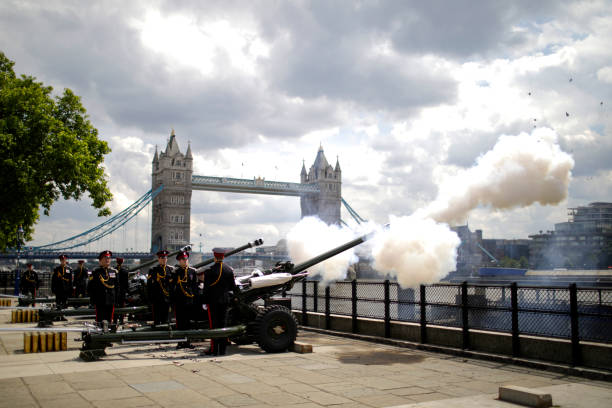 GBR: Queen Elizabeth II Platinum Jubilee 2022 - Royal Gun Salutes