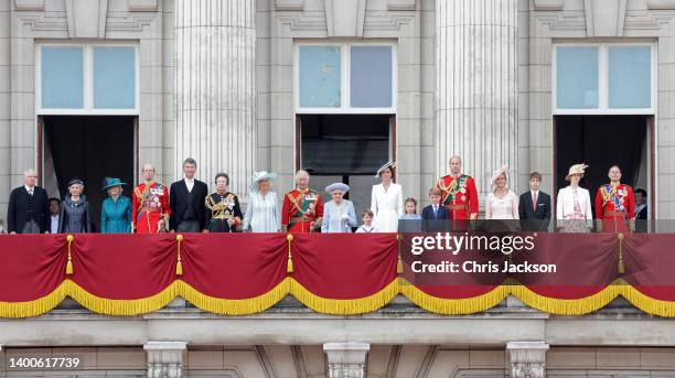 Prince Richard, Duke of Gloucester, Birgitte, Duchess of Gloucester, Prince Edward, Duke of Kent, Timothy Laurence, Princess Anne, Princess Royal,...