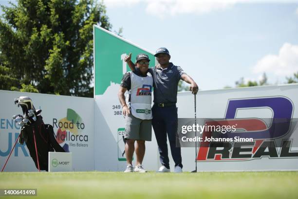 Keenan Davidse of the Republic of South Africa poses during day one of the D+D REAL Czech Challenge at Golf & Spa Kuneticka Hora on June 02, 2022 in...