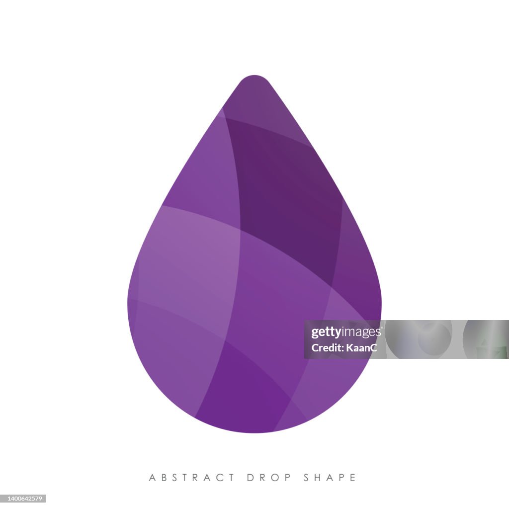 Sharp Drop Vector Abstract Drop Shape Vector Stock Illustration High-Res Vector Graphic ...
