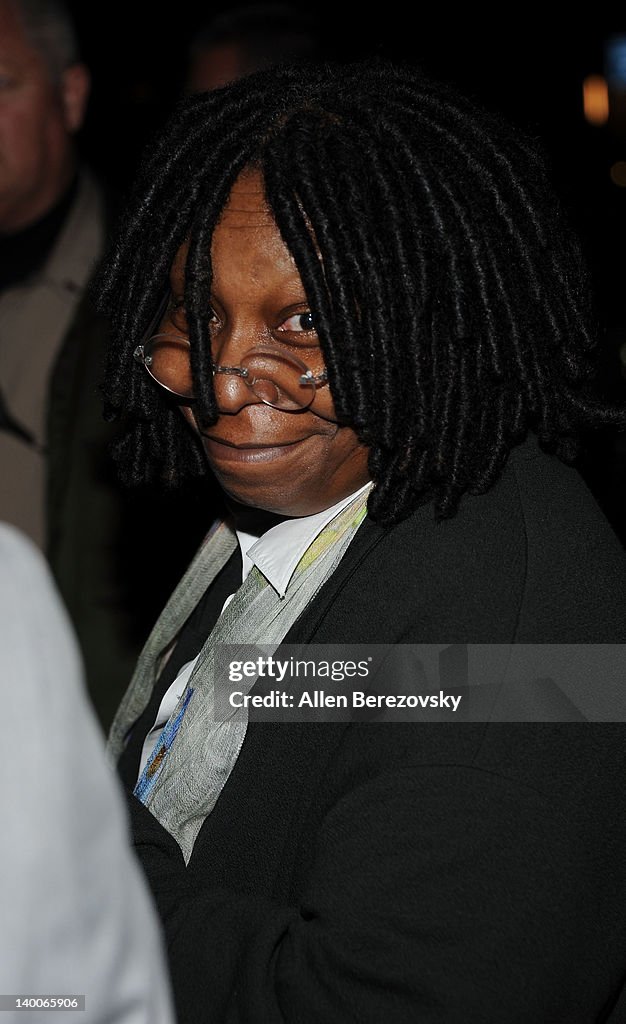 Audi Arrivals At 20th Annual Elton John AIDS Foundation Academy Awards Viewing Party