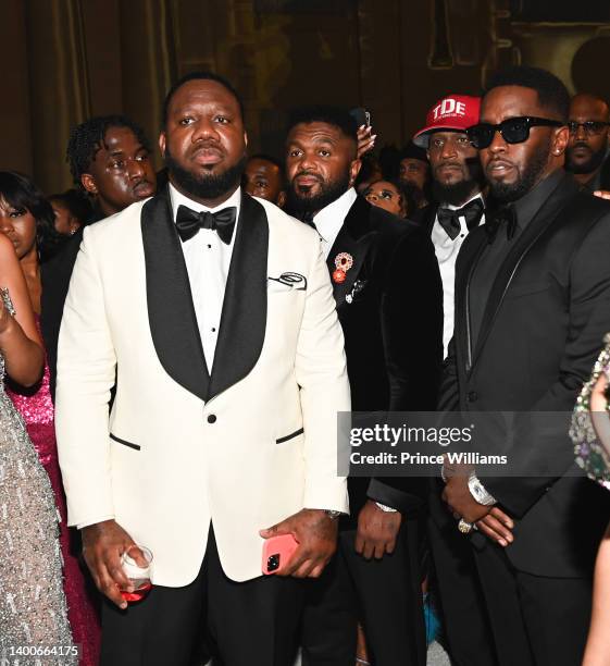 Pierre "Pee" Thomas, Anthony Wilson, Anthony Tiffith and Sean "Diddiy" Combs attend 2nd Annual The Black Ball Quality Control's CEO Pierre "Pee"...