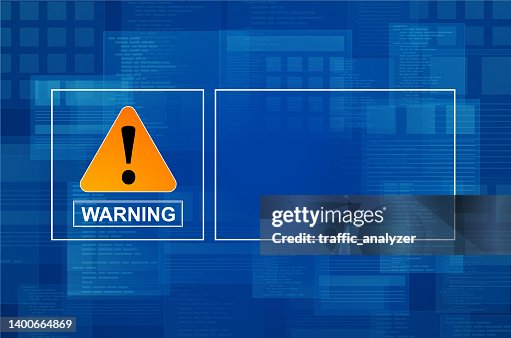 Warning Messgae Sign Warning Message High-Res Vector Graphic - Getty Images