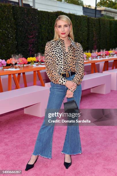 Emma Roberts attends the BY FAR LA Store Opening Party on June 01, 2022 in Los Angeles, California.