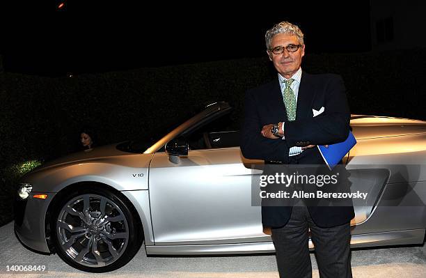 Actor Michael Nouri arrives at Audi Arrivals at 20th annual Elton John AIDS Foundation Academy Awards viewing party on February 26, 2012 in Beverly...