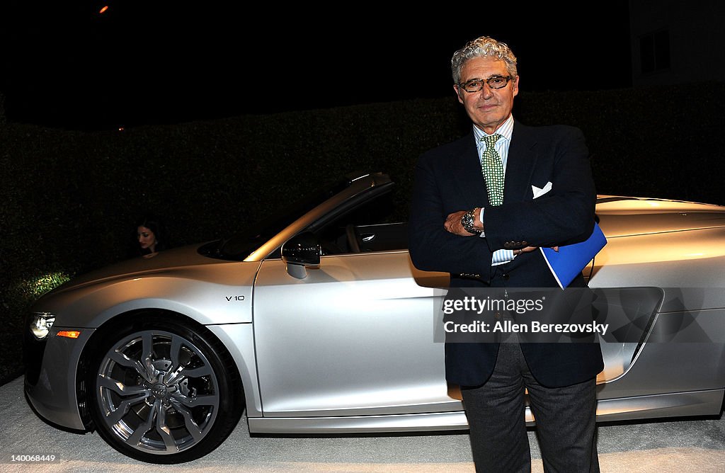 Audi Arrivals At 20th Annual Elton John AIDS Foundation Academy Awards Viewing Party