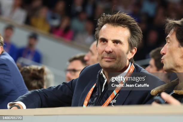 Yannick Bolloré attends the French Open 2022 at Roland Garros on June 01, 2022 in Paris, France.