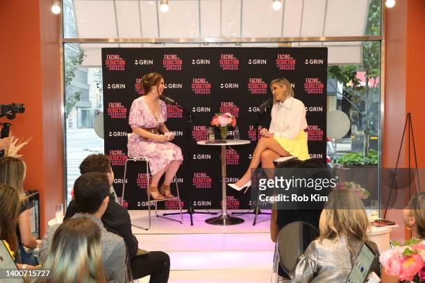 Jodi Katz and Gina Kirschenheiter attend the launch event for Jodi Katz's new book, "Facing The Seduction Of Success" at Allure Store on June 02,...