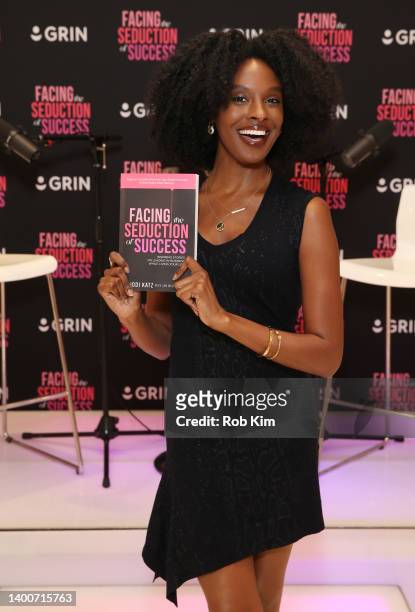 Essence Gant attends the launch event for Jodi Katz's new book, "Facing The Seduction Of Success" at Allure Store on June 02, 2022 in New York City.