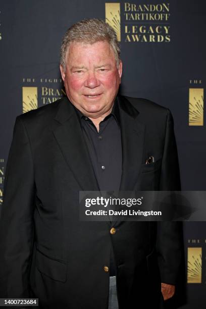 William Shatner attends the 18th Annual Brandon Tartikoff Legacy Awards at Beverly Wilshire, A Four Seasons Hotel on June 02, 2022 in Beverly Hills,...