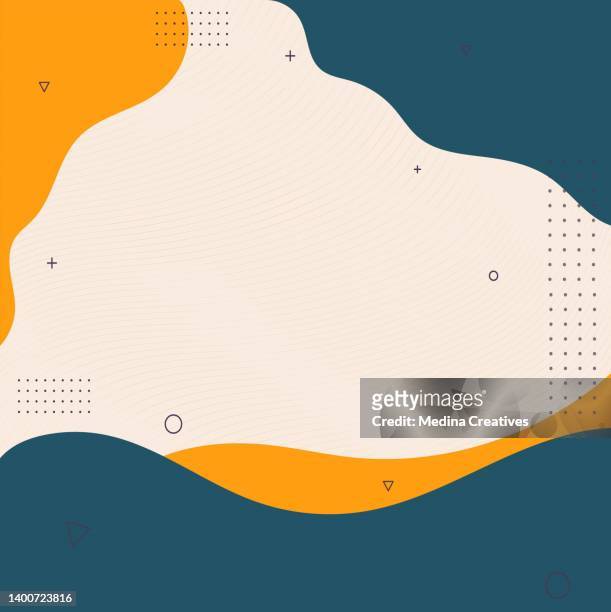 abstract fluid shapes background - newsletter design stock illustrations