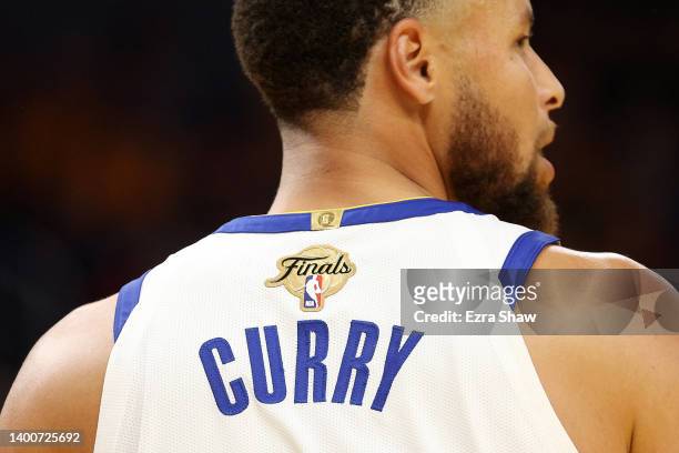 stephen curry back of jersey