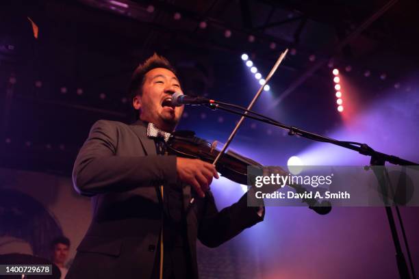 Kishi Bashi performs at Saturn Birmingham on June 02, 2022 in Birmingham, Alabama.