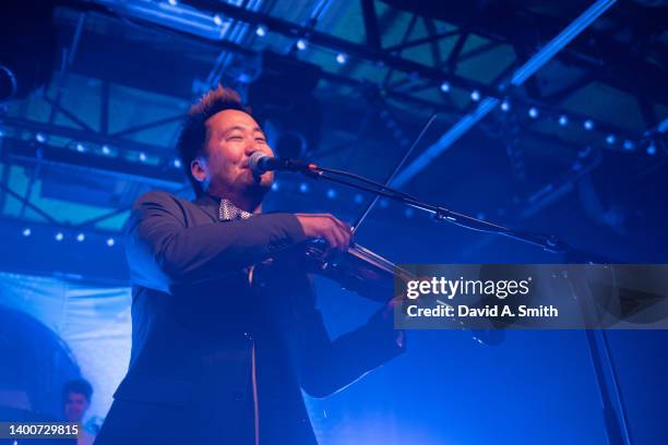 Kishi Bashi performs at Saturn Birmingham on June 02, 2022 in Birmingham, Alabama.