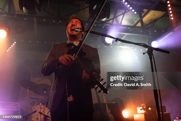 Kishi Bashi performs at Saturn Birmingham on June 02, 2022 in Birmingham, Alabama.