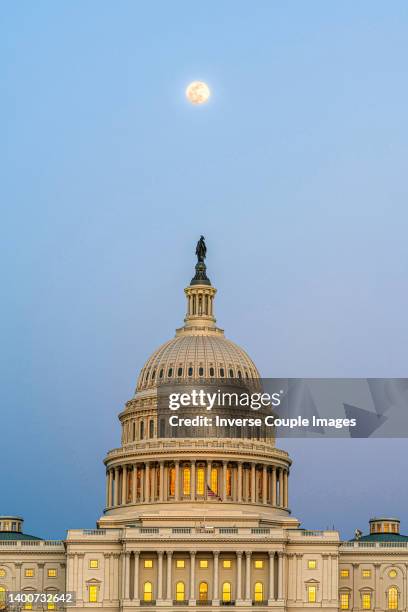 the us capitol building - congress stock-fotos und bilder