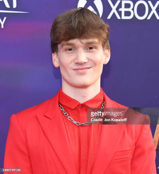 Matt Lintz attends Disney+ And Marvel's New Television Series "Ms. Marvel" Premiere at El Capitan Theatre on June 02, 2022 in Los Angeles, California.
