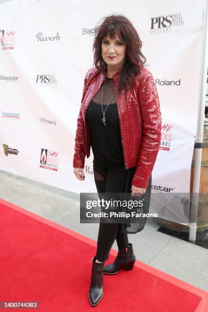 Meredith Brooks attends the 10th Annual She Rocks Awards at THE RANCH Restaurant on June 02, 2022 in Anaheim, California.