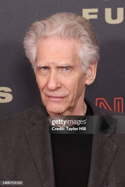 David Cronenberg attends the New York premiere of "Crimes of the Future" at Walter Reade Theater on June 02, 2022 in New York City.