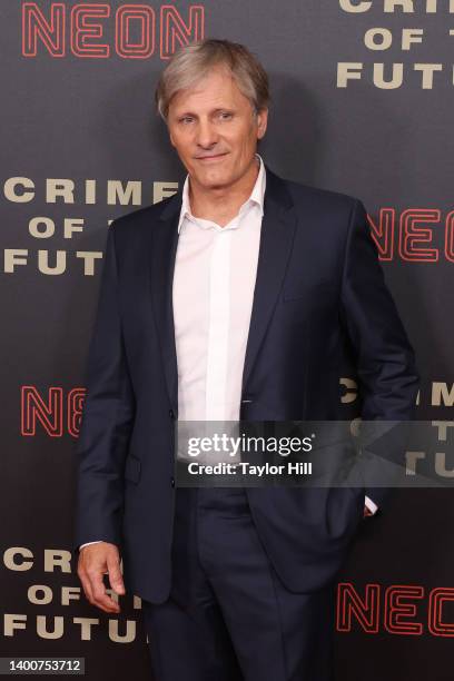 Viggo Mortensen attends the New York premiere of "Crimes of the Future" at Walter Reade Theater on June 02, 2022 in New York City.