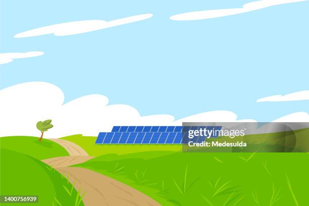 ilustrações de stock, clip art, desenhos animados e ícones de solar panel - painel solar