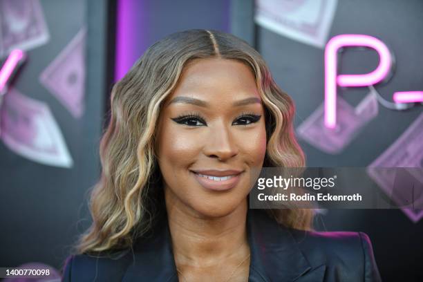 Savannah James attends the premiere of STARZ season 2 of "P-Valley" at Avalon Hollywood & Bardot on June 02, 2022 in Los Angeles, California.