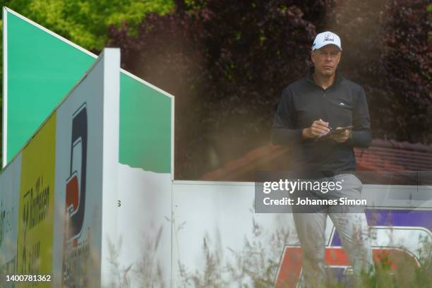 Jonas Kolbing of Germany in action during day two of the D+D REAL Czech Challenge at Golf & Spa Kuneticka Hora on June 03, 2022 in Hradec Kralove,...