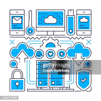 Cloud Technology Thin Line Series Cloud Technology Thin Line Series