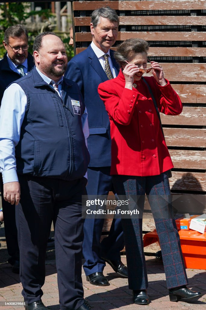 Queen Elizabeth II Platinum Jubilee 2022 - Princess Anne Visits Scotland
