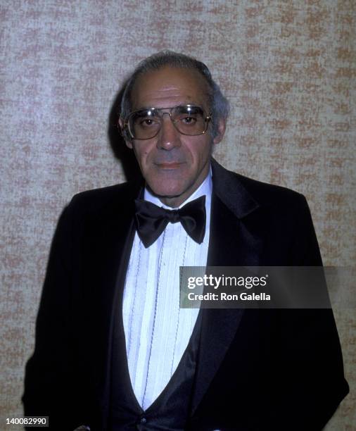 Actor Abe Vigoda attends Academy of Television Arts and Sciences Gala Honoring Sid Caesar on March 31, 1979 at the Century Plaza Hotel in Century...
