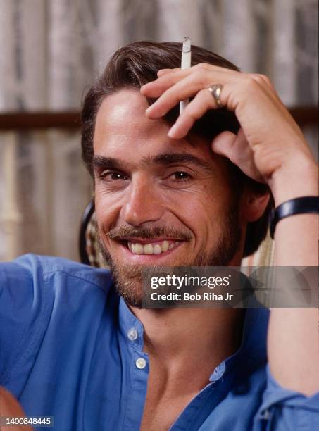 Actor Jeremy Irons portrait session, July 10, 1984 in Los Angeles, California.