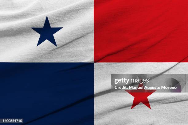 flag of panama - bandera panameña fotografías e imágenes de stock