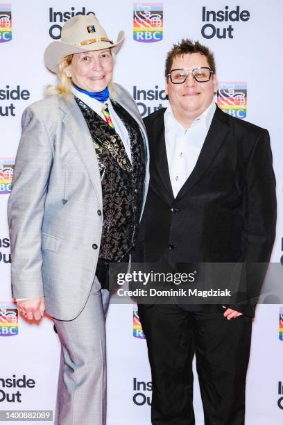 Susan Tex Green and Ryan Bruce Levey attend the "Out In The Ring" Premiere during the 2022 Inside Out Film Festival at TIFF Bell Lightbox on June 03,...