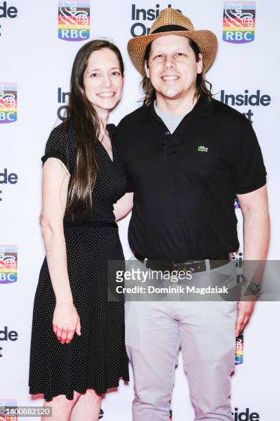 Cassandra Levey and Kris Levey attend the "Out In The Ring" Premiere during the 2022 Inside Out Film Festival at TIFF Bell Lightbox on June 03, 2022...