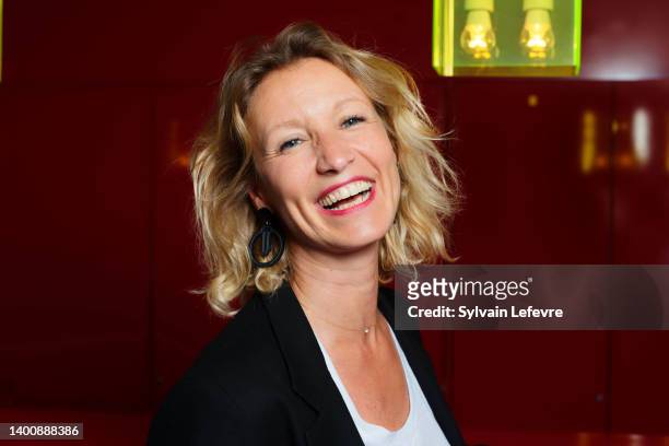Alexandra Lamy poses as she attends the 1st "Film De Demain" Festival on June 03, 2022 in Vierzon, France.