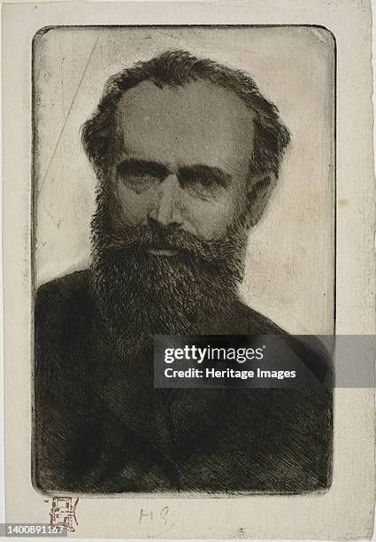 Portrait of Manet, 1880/84. Artist Henri-Charles Guerard.