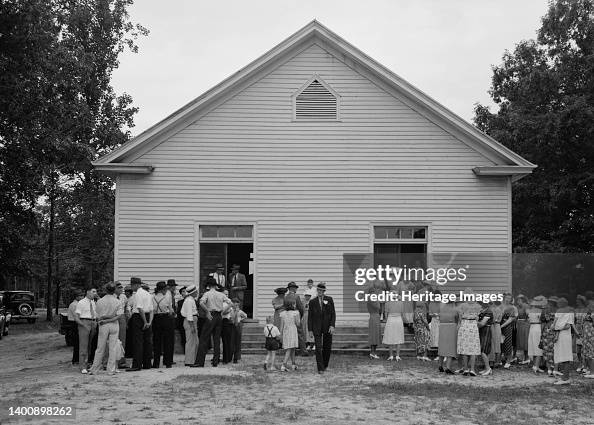 Congregation Gathers In Groups...Wheeleys Church,