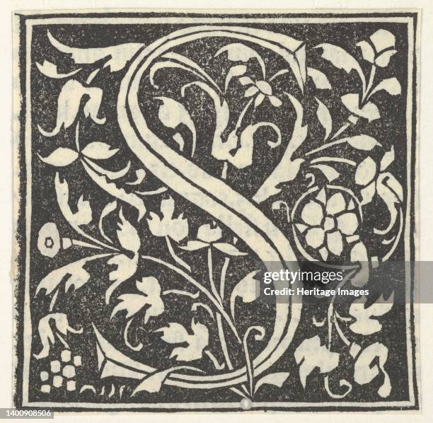 Initial letter S, circa 1495. Artist Anon.