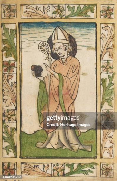 St. Nicholas of Myra , 15th century. Artist Anon.
