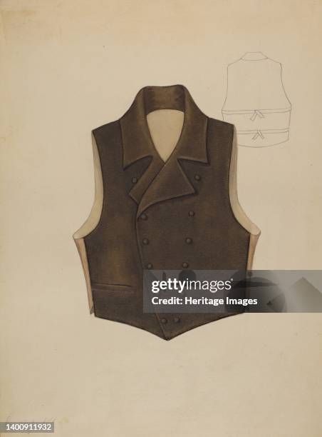 Waistcoat, circa 1937. Artist Sara Garfinkel.