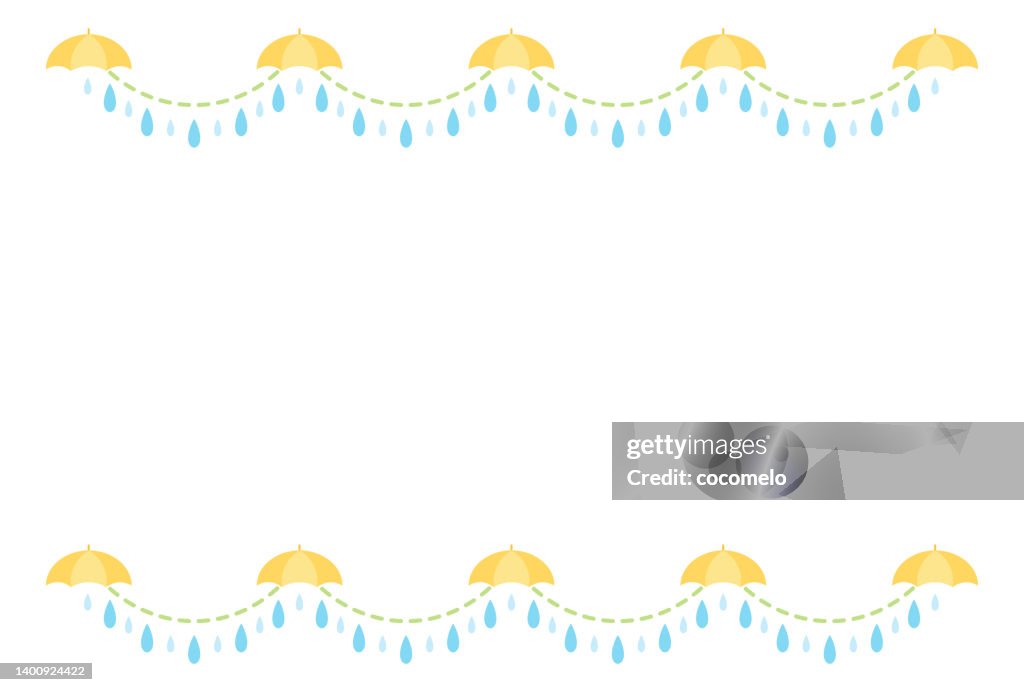 Drop Vector Border Raindrop Border