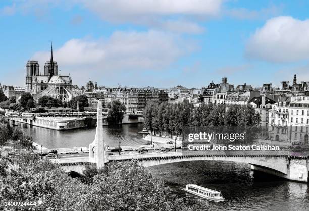 france, the pont de la tournelle - pont neuf stock pictures, royalty-free photos & images