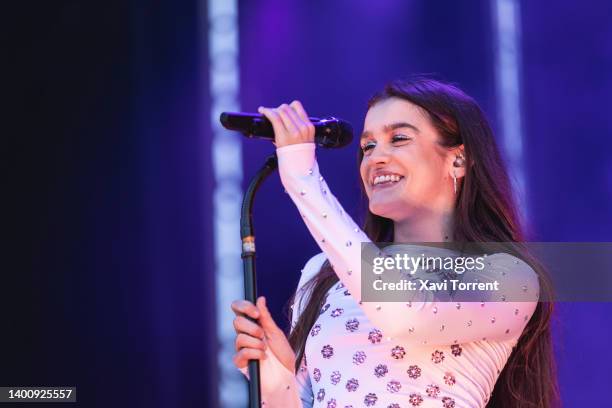 Amaia Romero performs in concert during Primavera Sound Festival on June 03, 2022 in Barcelona, Spain.